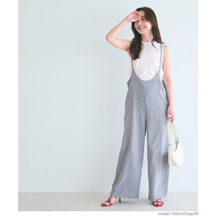 【希少★美品】Coca-Cola ストライプ オーバーオール Lサイズ coca（coca）（コカ）の「ボイルストライプボリュームサロペット