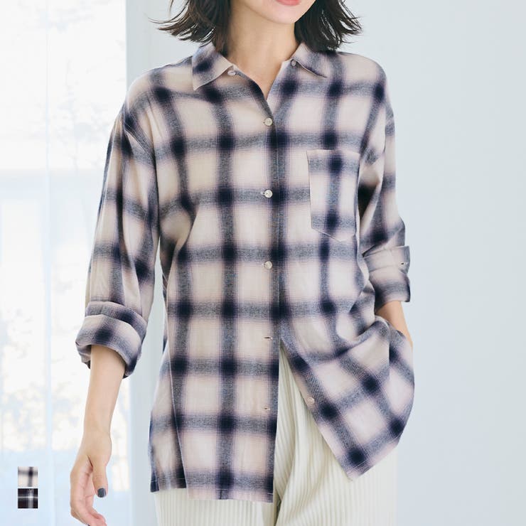 秋冬コーデに欠かせない、柔らかな風合いのチェックネルシャツ | coca | 詳細画像1 