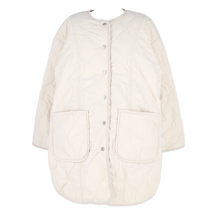 【洗える】リバーシブルファーキルティングミドルコート | coca | 詳細画像2 