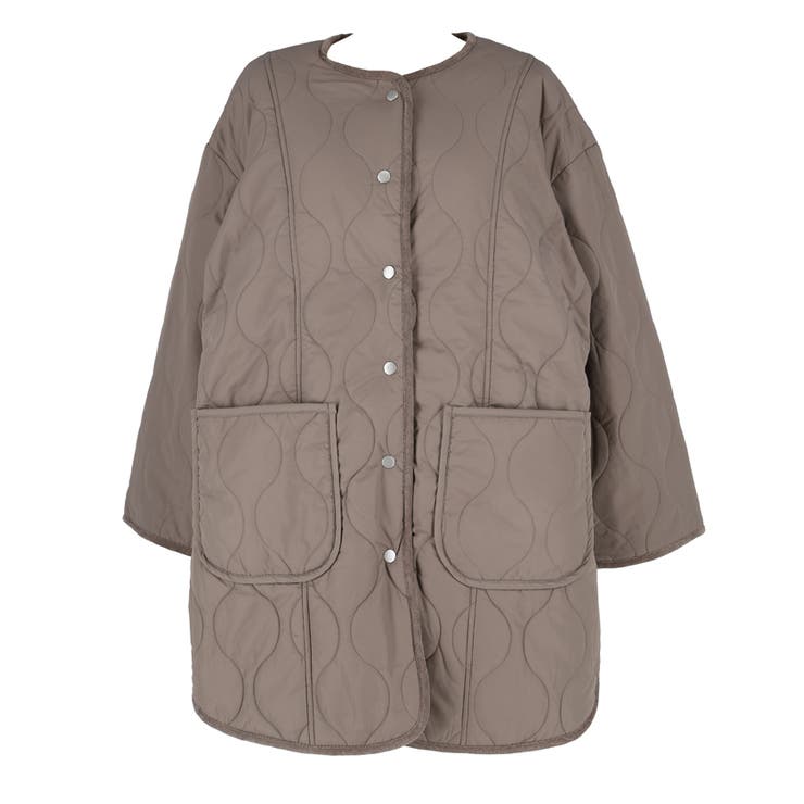 【洗える】リバーシブルファーキルティングミドルコート | coca | 詳細画像3 