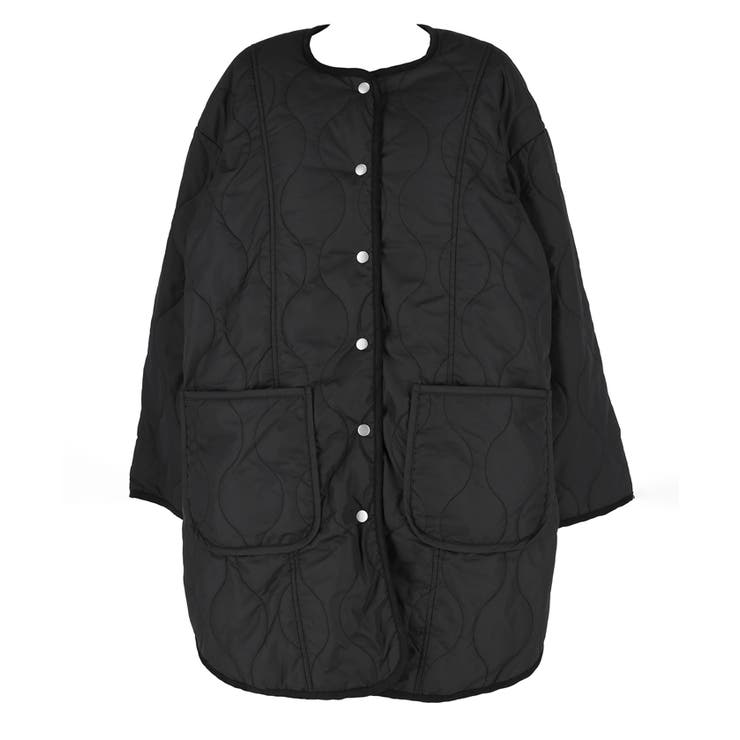 【洗える】リバーシブルファーキルティングミドルコート | coca | 詳細画像4 