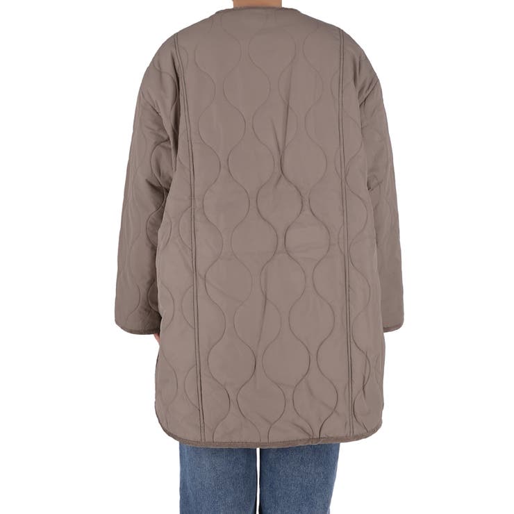 【洗える】リバーシブルファーキルティングミドルコート | coca | 詳細画像7 