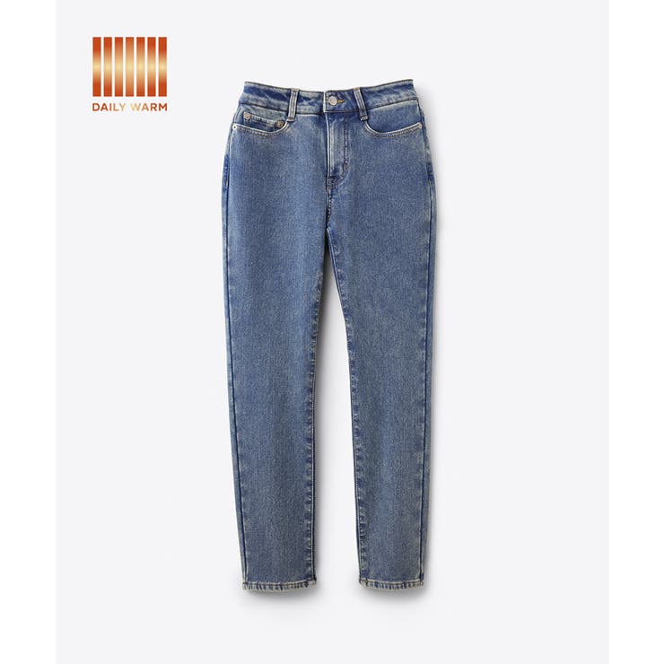 【DAILY WARM】裏起毛デニムスキニーパンツ | coca | 詳細画像5 