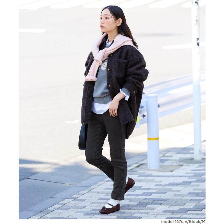 【DAILY WARM】裏起毛デニムスキニーパンツ | coca | 詳細画像8 