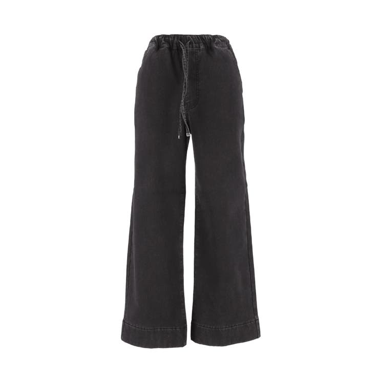 冬でも快適！裏起毛デニムイージーパンツ | coca | 詳細画像3 