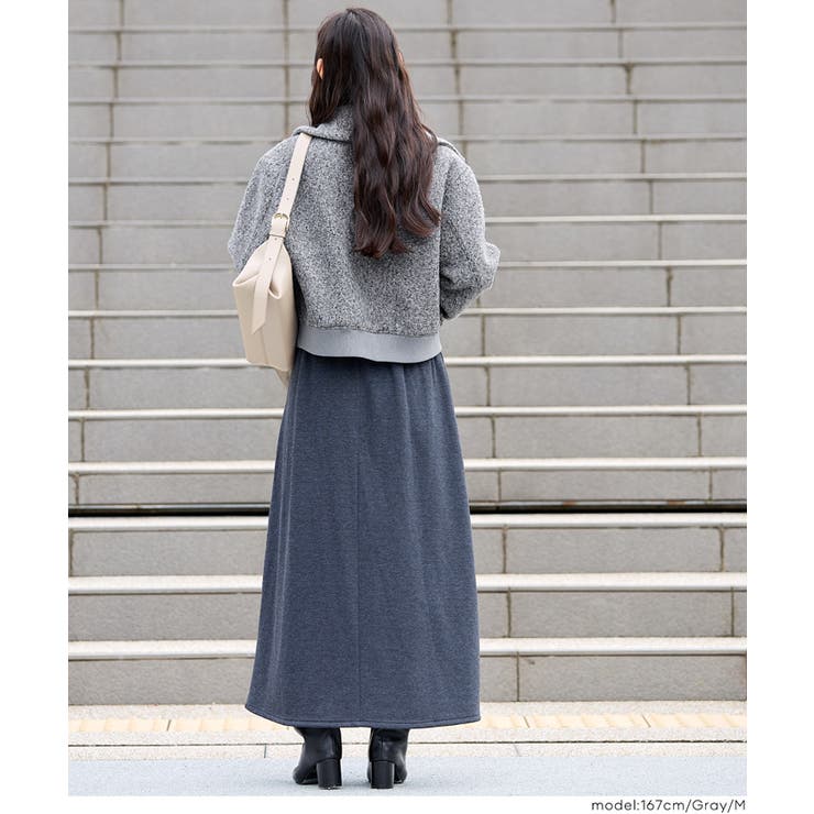 【洗える】カーリーボアブルゾン | coca | 詳細画像16 