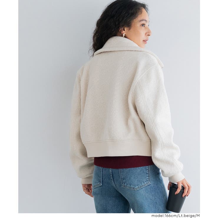 【洗える】カーリーボアブルゾン | coca | 詳細画像9 