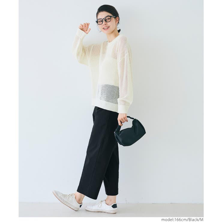 【ストレッチ】クロップド丈スラックス | coca | 詳細画像15 