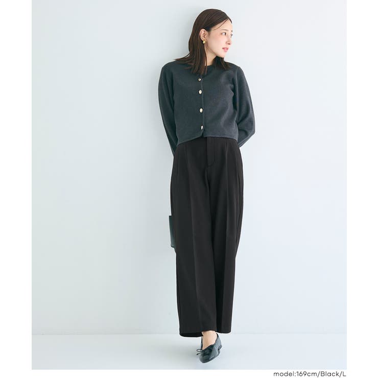 【DAILY WARM】裏起毛ワイドスラックス | coca | 詳細画像14 