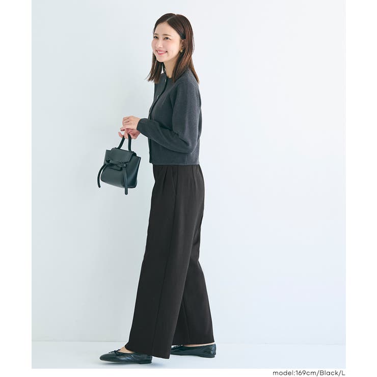 【DAILY WARM】裏起毛ワイドスラックス | coca | 詳細画像15 