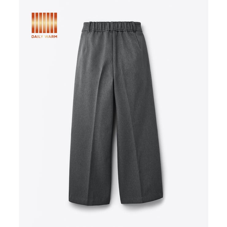 【DAILY WARM】裏起毛ワイドスラックス | coca | 詳細画像6 