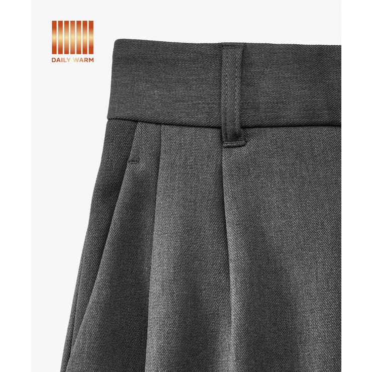 【DAILY WARM】裏起毛ワイドスラックス | coca | 詳細画像7 