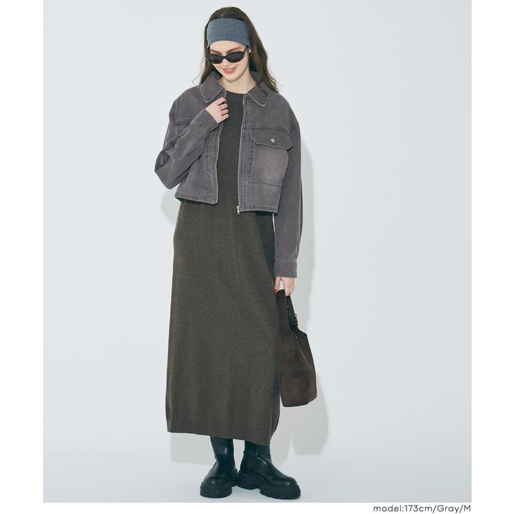 コンパクトに決まる、デニムジップジャケット | coca | 詳細画像17 