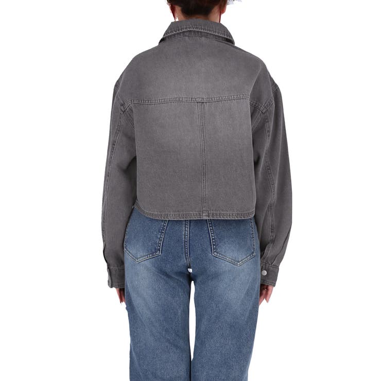 コンパクトに決まる、デニムジップジャケット | coca | 詳細画像6 