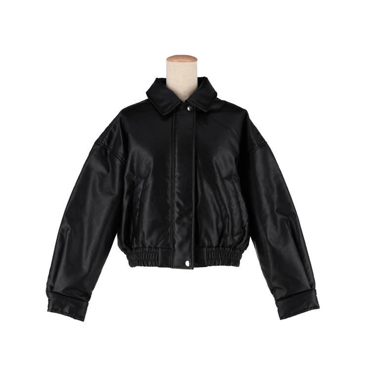 中綿フェイクレザージャケット[品番：PA000017673]｜coca（コカ）の