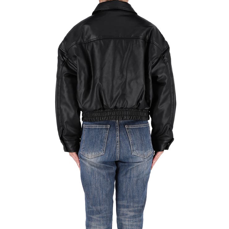 中綿フェイクレザージャケット[品番：PA000017673]｜coca（コカ）の