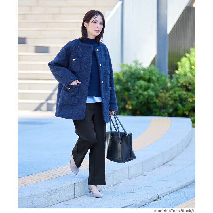 【DAILY WARM】裏起毛スラックス | coca | 詳細画像8 