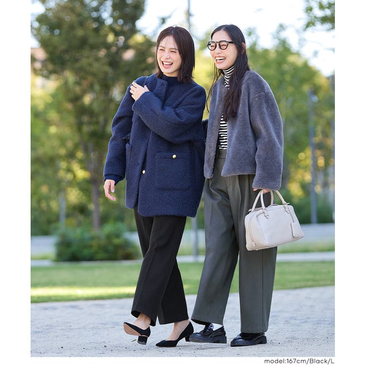 【DAILY WARM】裏起毛スラックス | coca | 詳細画像9 