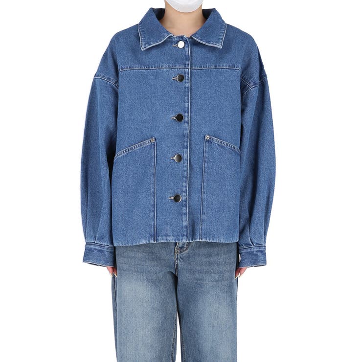 ラフに羽織れてこなれる、オーバーサイズデニムジャケット | coca | 詳細画像3 