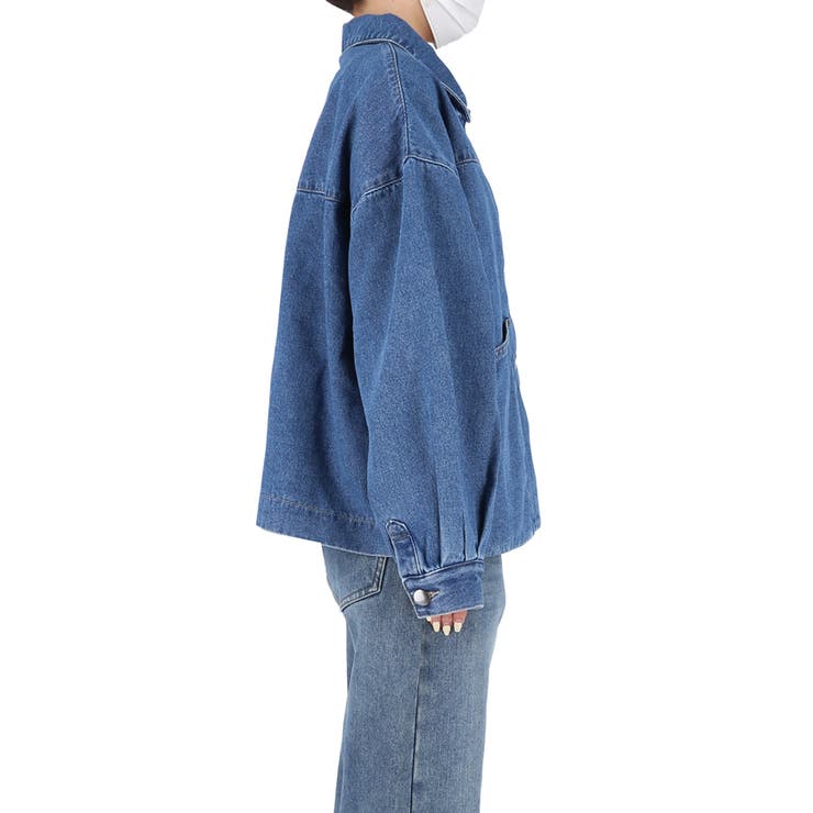 ラフに羽織れてこなれる、オーバーサイズデニムジャケット | coca | 詳細画像4 