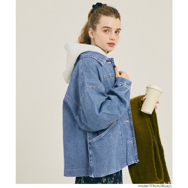 ラフに羽織れてこなれる、オーバーサイズデニムジャケット | coca | 詳細画像7 