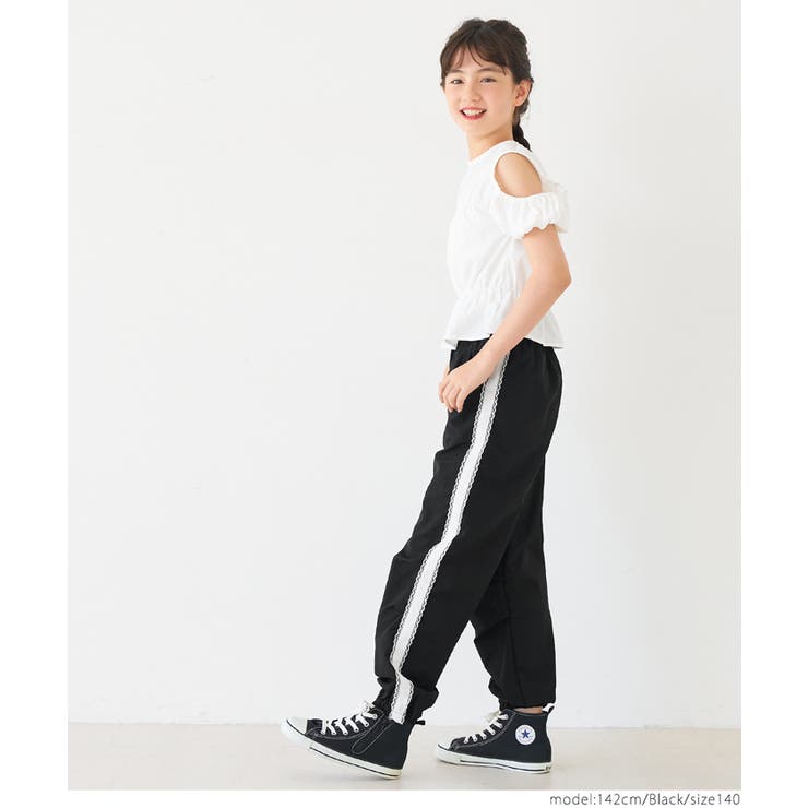 ライトワッシャーナイロンレースパンツ キッズ | coca | 詳細画像3 