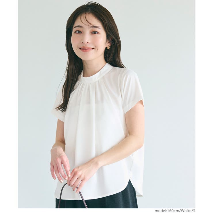 ［White］ | フロントタックブラウス | coca