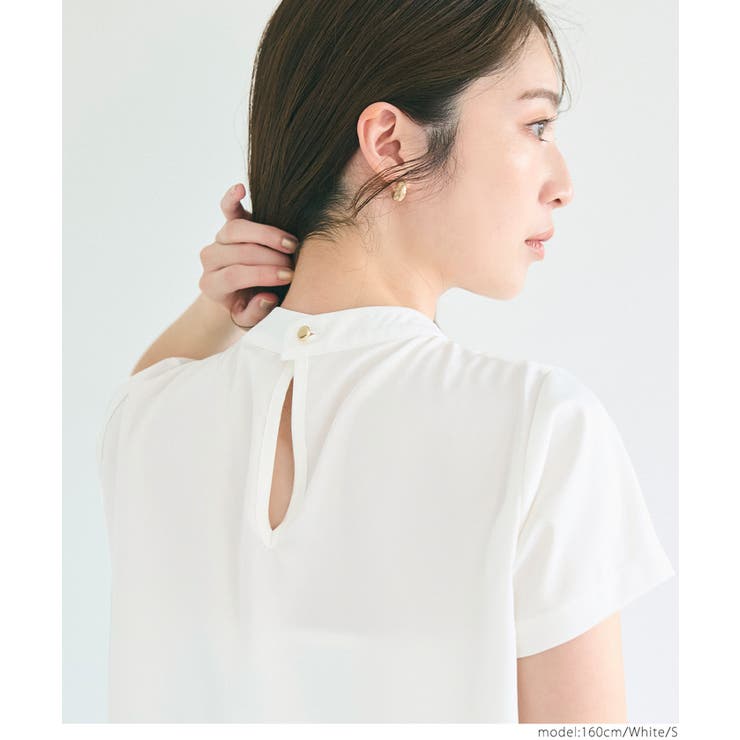 フロントタックブラウス | coca | 詳細画像9 