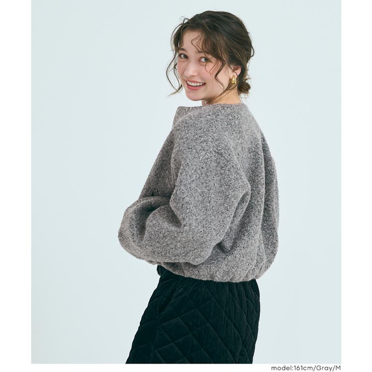 もこもこ感が愛らしい、カーリーボアブルゾン | coca | 詳細画像15 