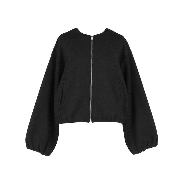 もこもこ感が愛らしい、カーリーボアブルゾン | coca | 詳細画像3 