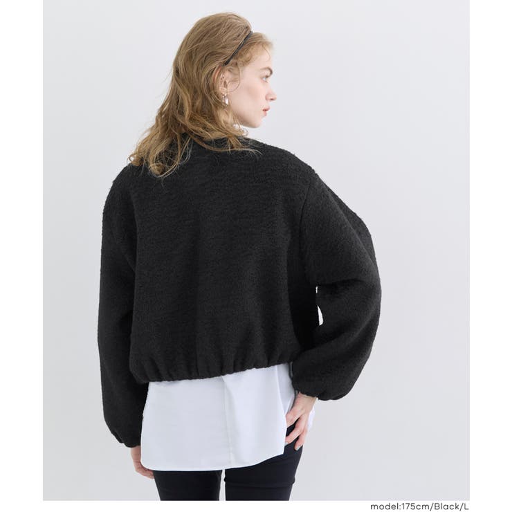 もこもこ感が愛らしい、カーリーボアブルゾン | coca | 詳細画像9 