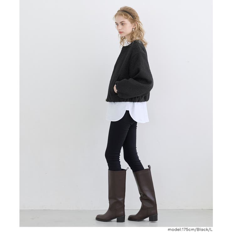 もこもこ感が愛らしい、カーリーボアブルゾン | coca | 詳細画像10 