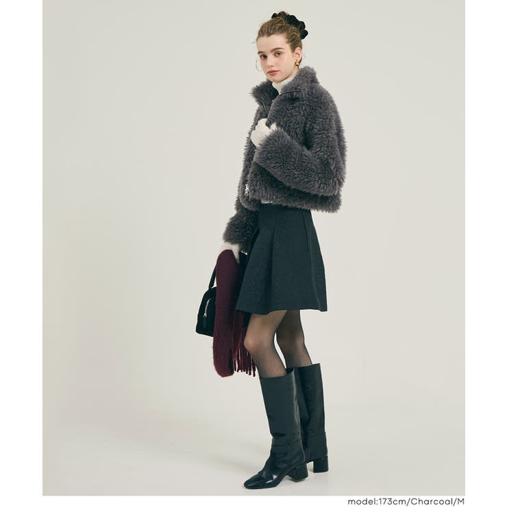 フェイクファーショートジャケット | coca | 詳細画像14 