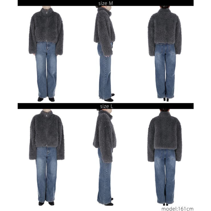 フェイクファーショートジャケット | coca | 詳細画像20 