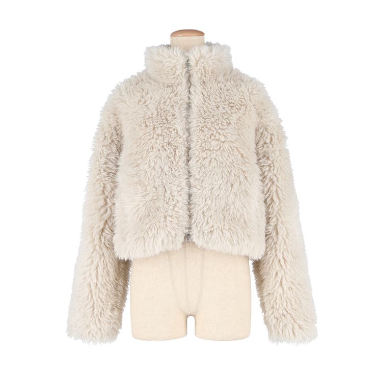 フェイクファーショートジャケット | coca | 詳細画像2 