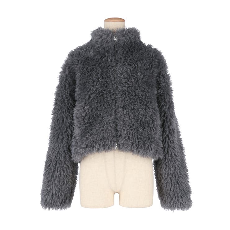 フェイクファーショートジャケット | coca | 詳細画像3 