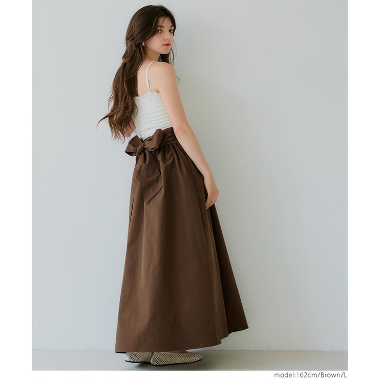 リボンフレアスカート | coca | 詳細画像9 