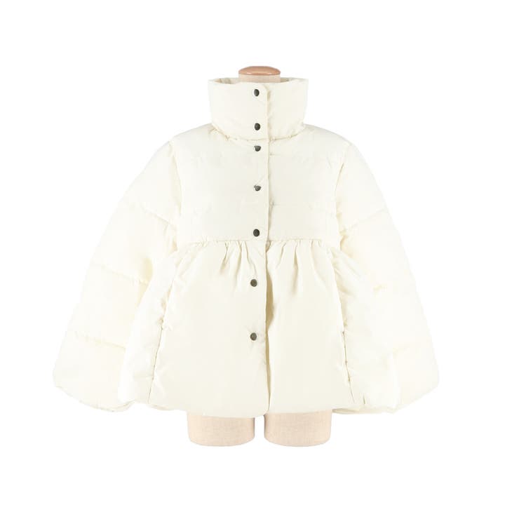 【洗える】中綿スタンドカラーフレアブルゾン | coca | 詳細画像2 