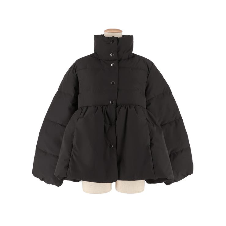 【洗える】中綿スタンドカラーフレアブルゾン | coca | 詳細画像3 