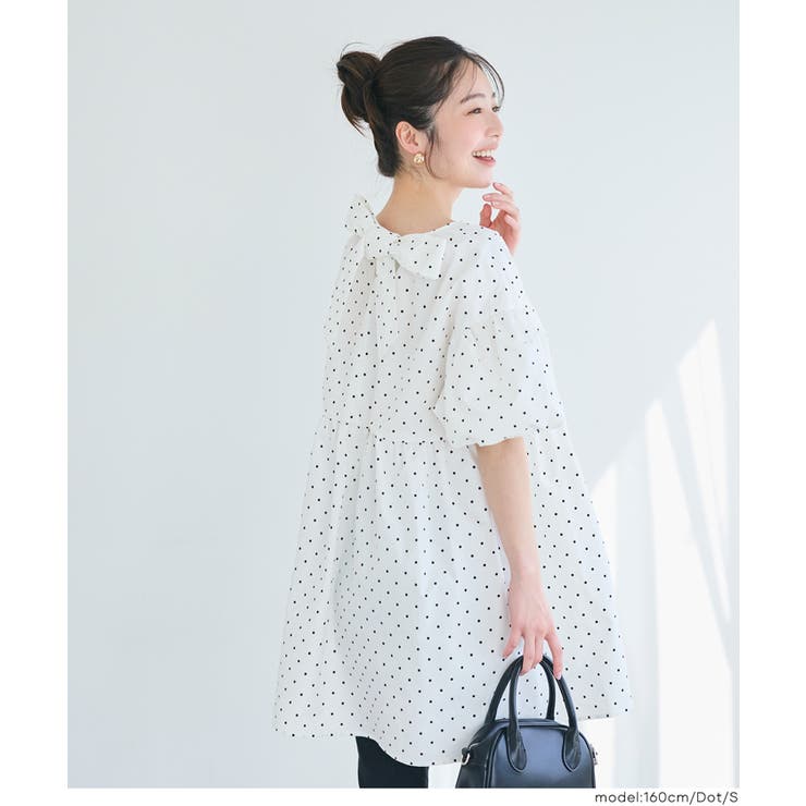 バックリボンチュニック レディース | coca | 詳細画像15 