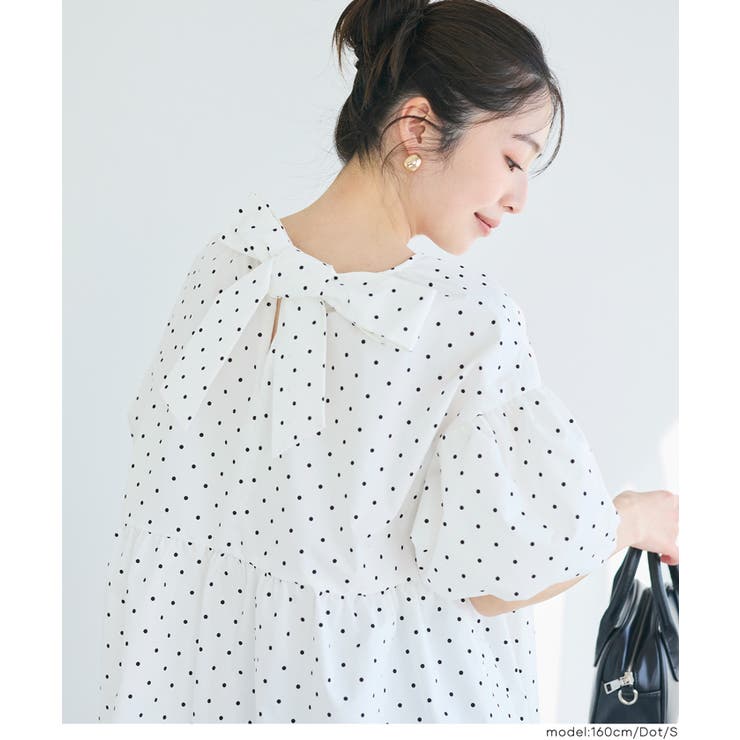 バックリボンチュニック レディース | coca | 詳細画像16 