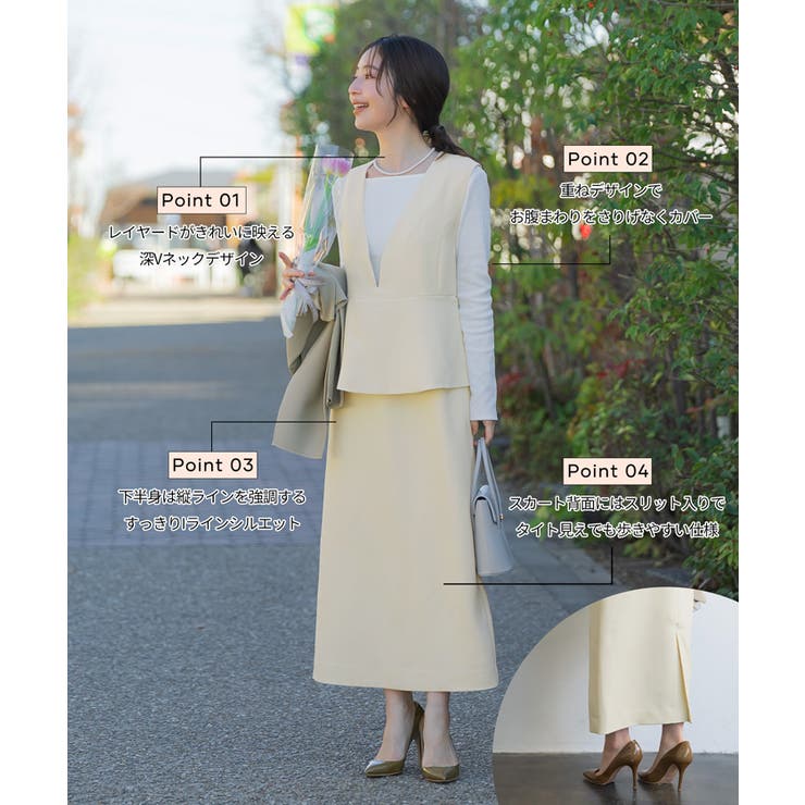 ドッキングワンピース | coca | 詳細画像4 