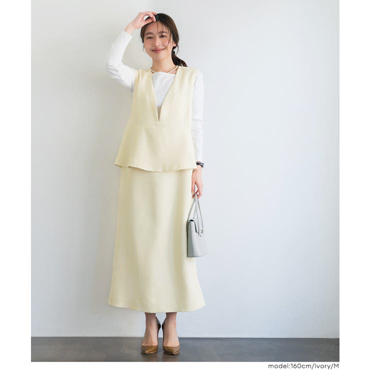 ［Ivory］ | ドッキングワンピース | coca