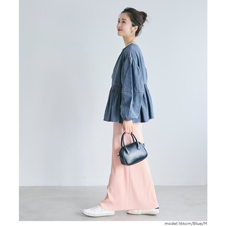 デニムギャザーアウター レディース | coca | 詳細画像11 