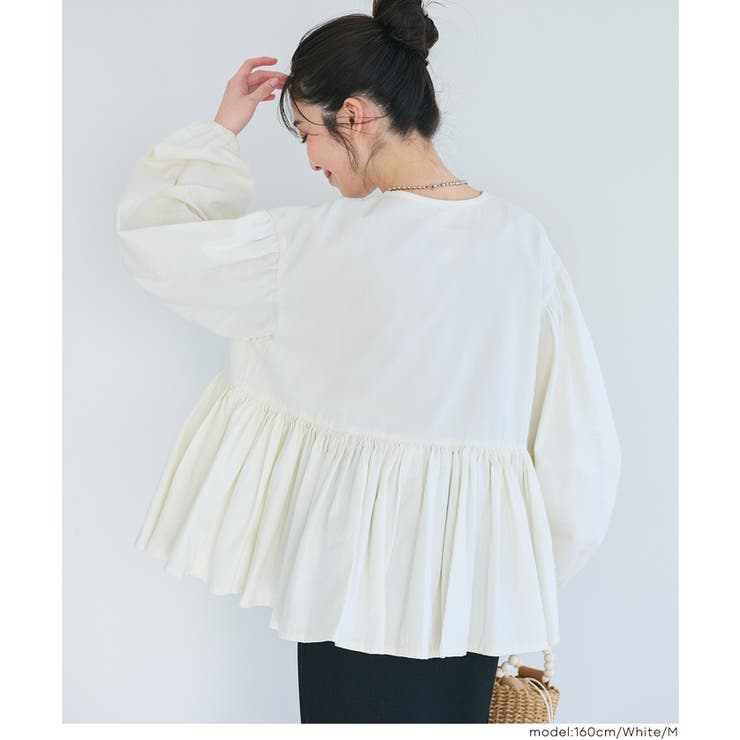 デニムギャザーアウター レディース | coca | 詳細画像15 