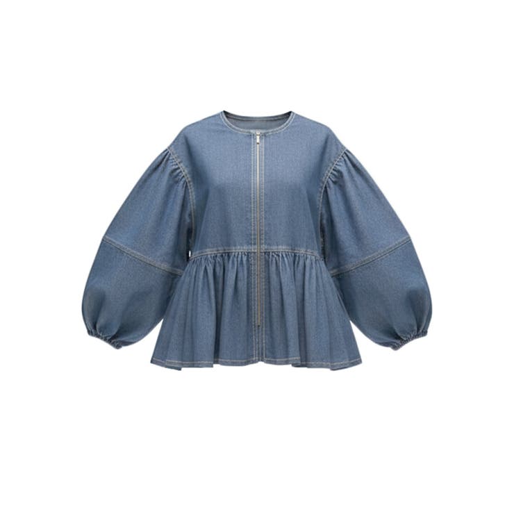 デニムギャザーアウター レディース | coca | 詳細画像3 