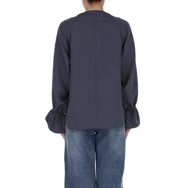 デニムライク金ボタンブラウス レディース | coca | 詳細画像5 