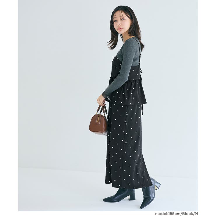 ドットペプラムワンピース | coca | 詳細画像12 