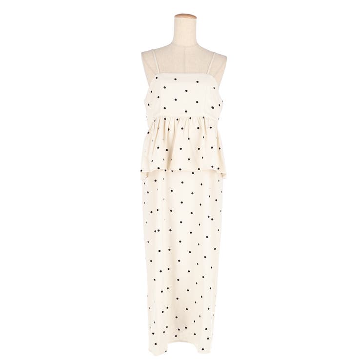 ドットペプラムワンピース | coca | 詳細画像2 