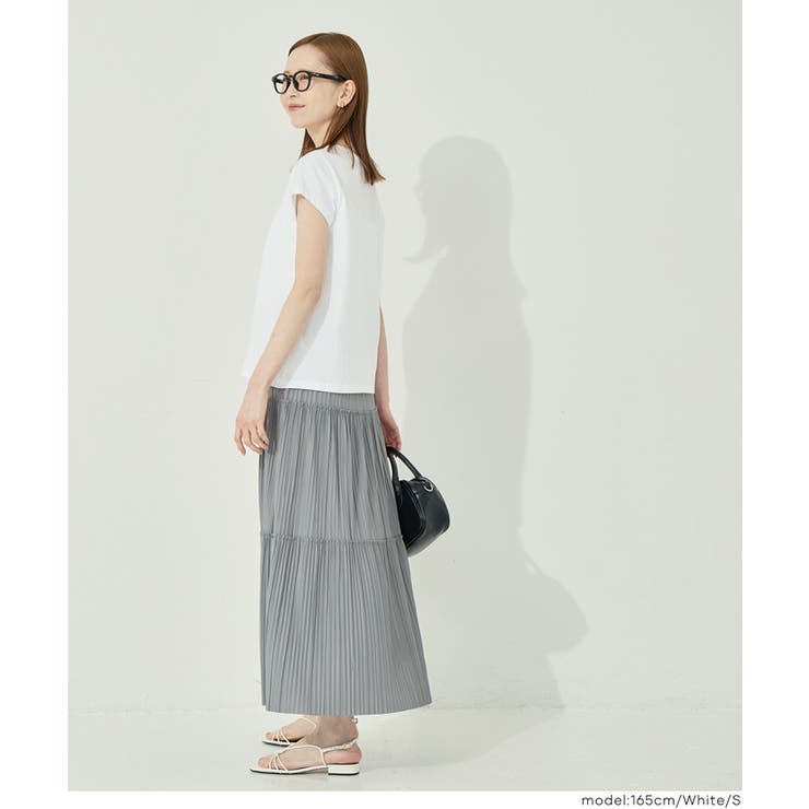 刺繍入り半袖クルーネックトップス | coca | 詳細画像9 